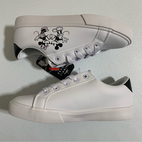 Ground Up Disney Mickey & Minnie Mouse Court Low Top Sneakers-Size 6 NWT - Picture 10 of 16